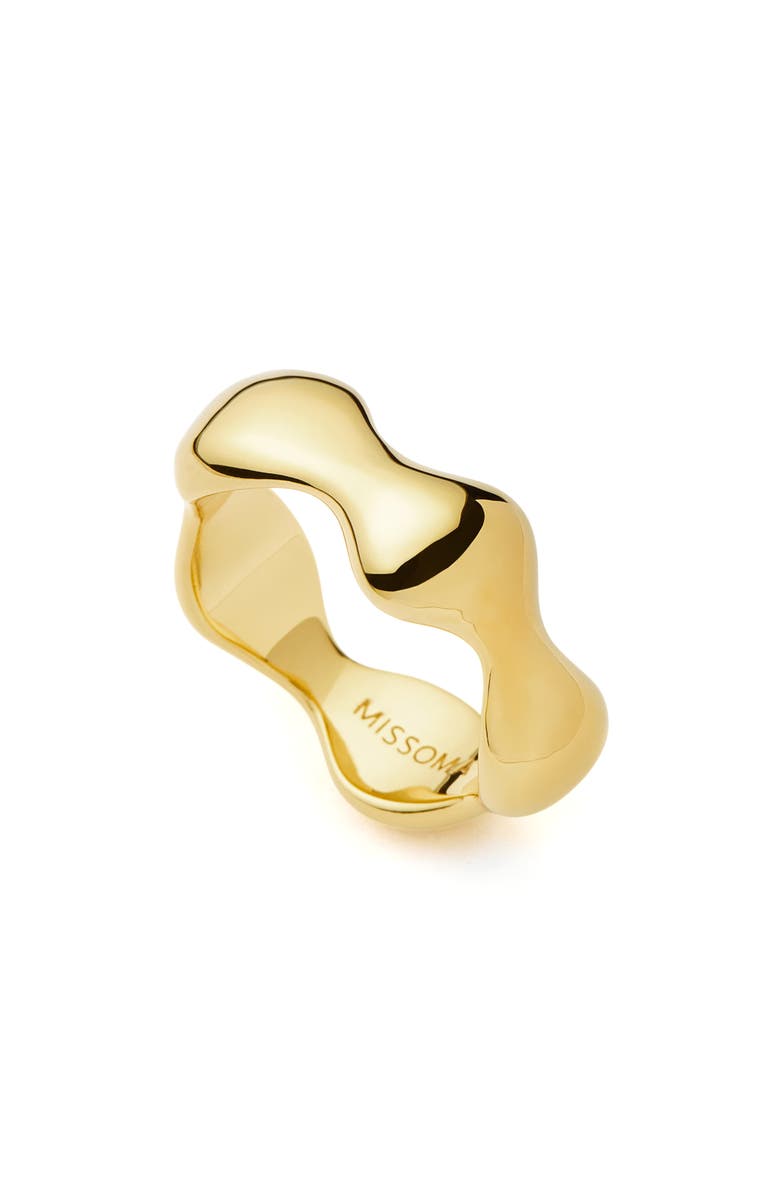 Missoma x Eny Lee Parker Puffy Stacking Ring, Main, color, Gold