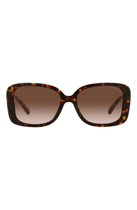 53mm Square Sunglasses