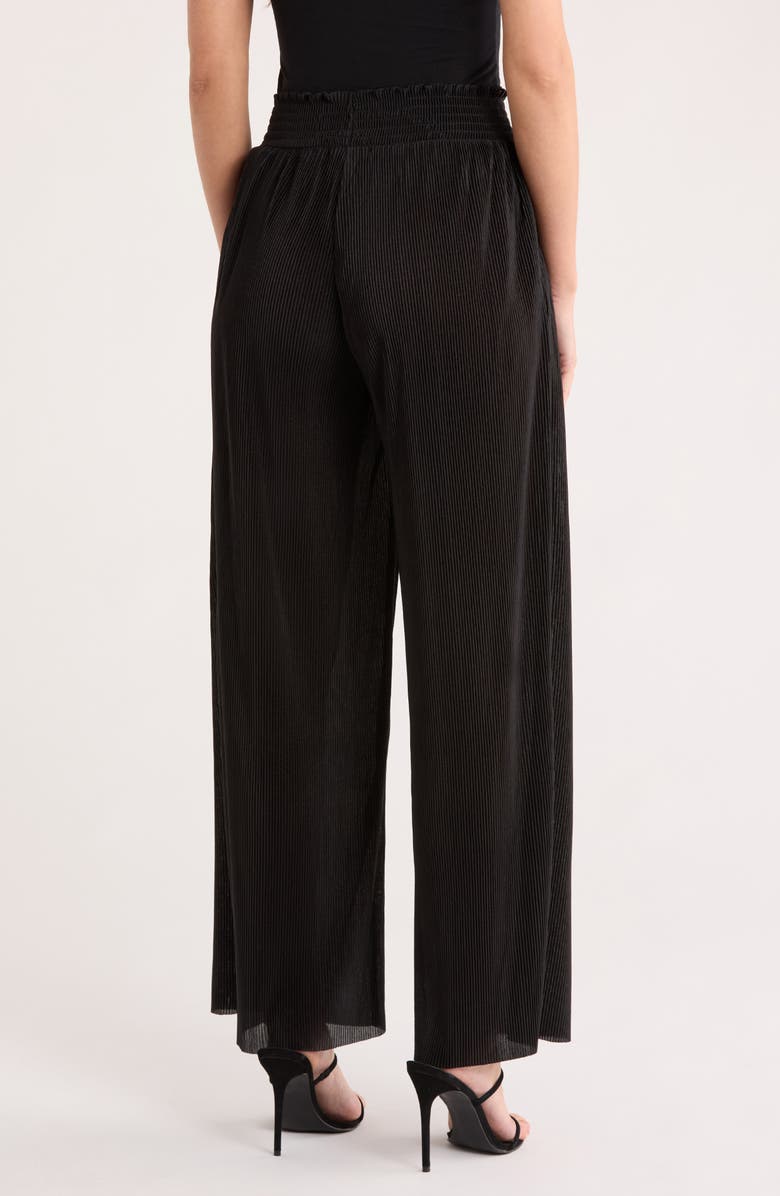 Ellen Tracy Plissé Wide Leg Pants, Alternate, color, 