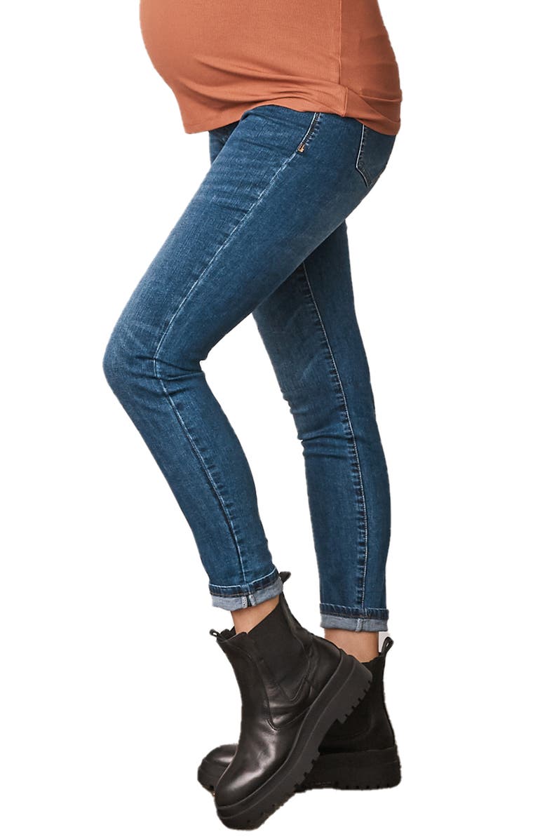 Angel Maternity Over the Bump Maternity Jeans, Alternate, color,
