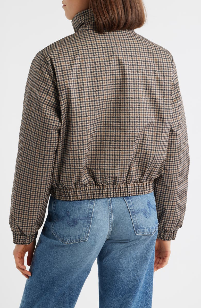 Brooklyn Industries Tartan Crop Jacket, Alternate, color, Tartan Check