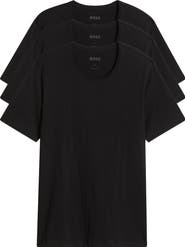 BOSS Men's 3-Packs Cotton Crewneck T-Shirts