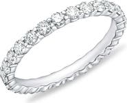 Mémoire Petite Prong Diamond Eternity Band