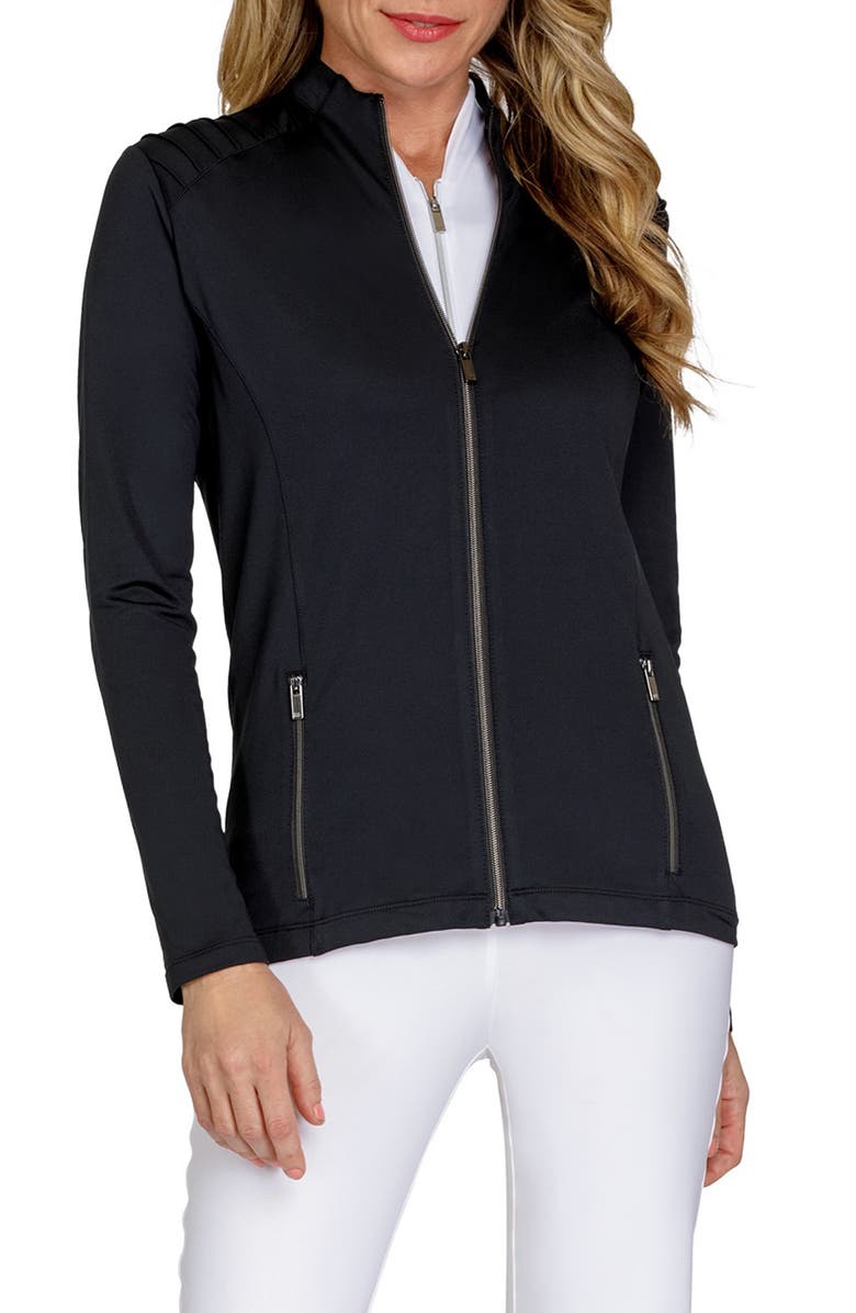 Tail Siona Full Zip Golf Jacket, Main, color, Onyx