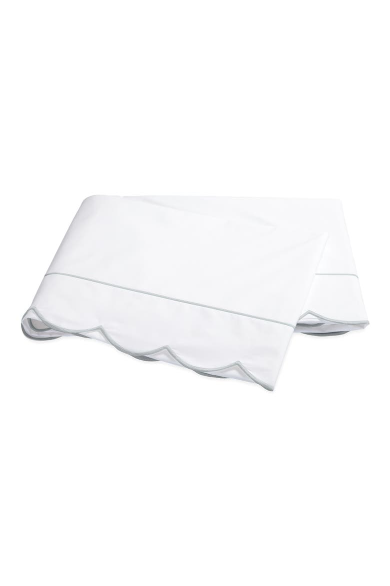 Butterfield 500 Thread Count Cotton Percale Flat Sheet, Main, color, POOL