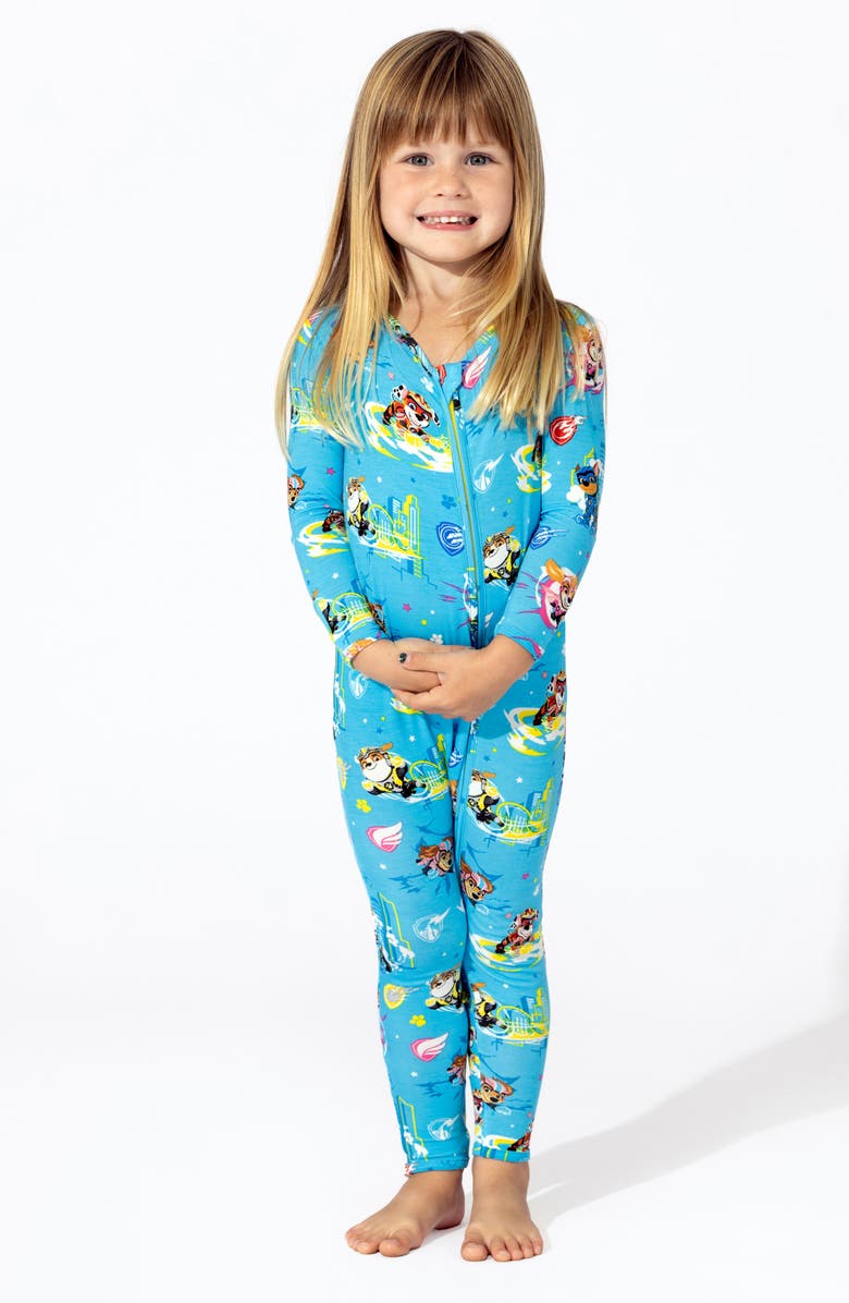 Bellabu Bear Paw Patrol Fitted Convertible One-Piece Pajamas, Alternate, color, 