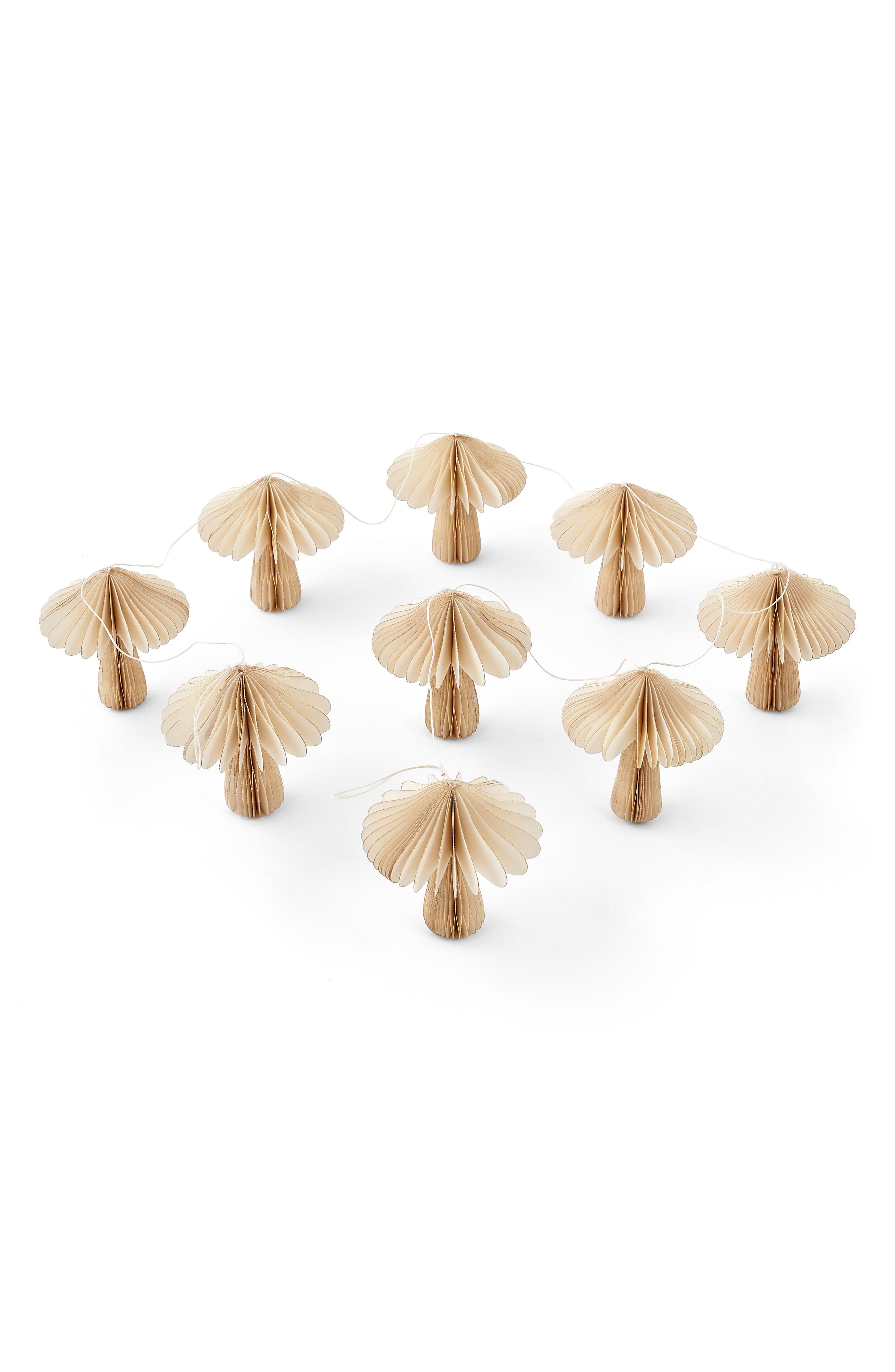 Accordion Mushroom Garland