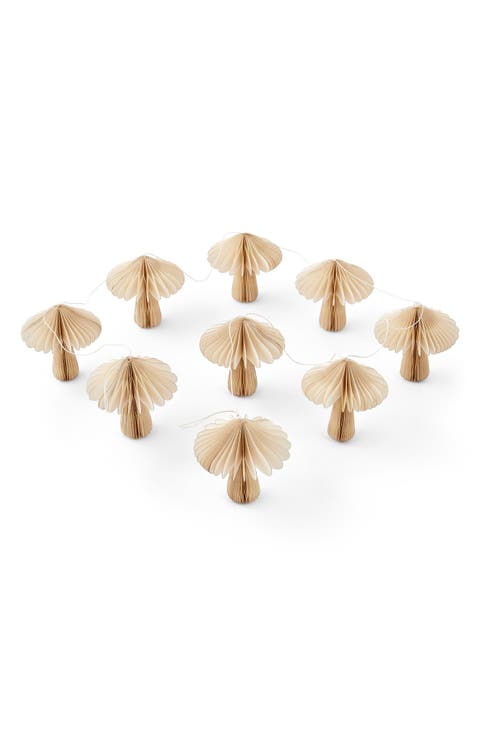 Accordion Mushroom Garland
