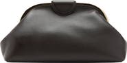 MANGO Large Faux Leather Frame Clutch