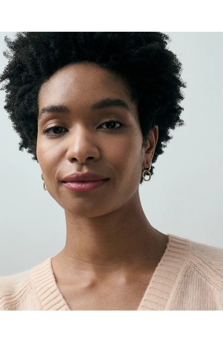 Astley Clarke Solid Gold Asteri Lab Grown Diamond Hoop Earrings, Alternate, color, Gold