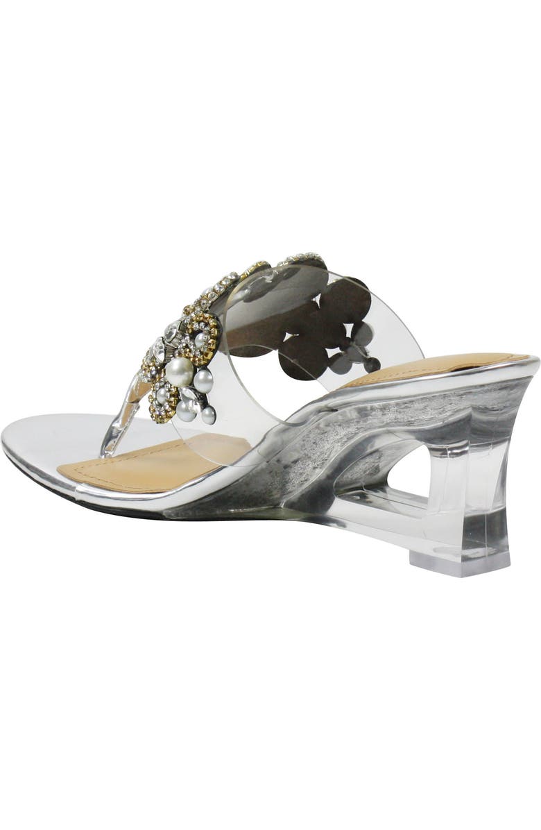 J. Reneé J.Reneé Darshana Embellished Wedge Slide Sandal, Alternate, color,