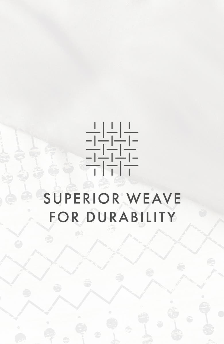 HOMESPUN IENJOY HOME Premium Ultra Soft Etched Gate 3-Piece Reversible Duvet Cover Set, Alternate, color,