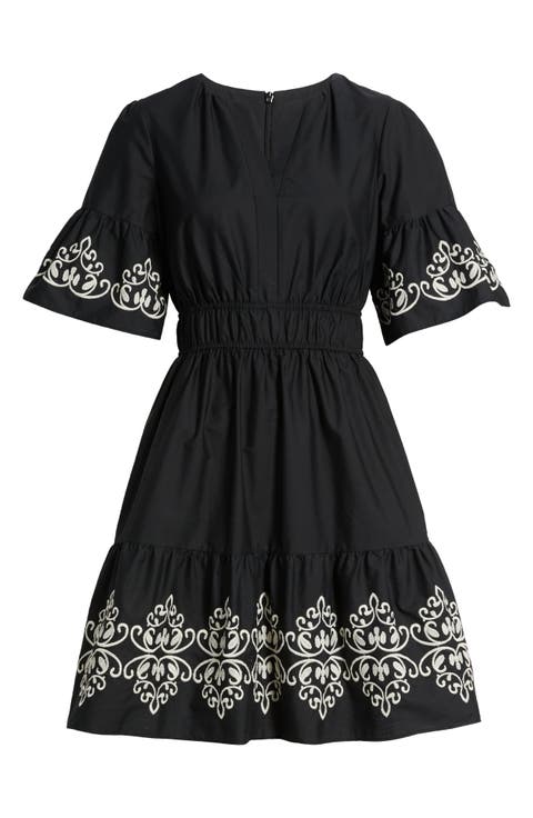 Ruffle Cotton Dress