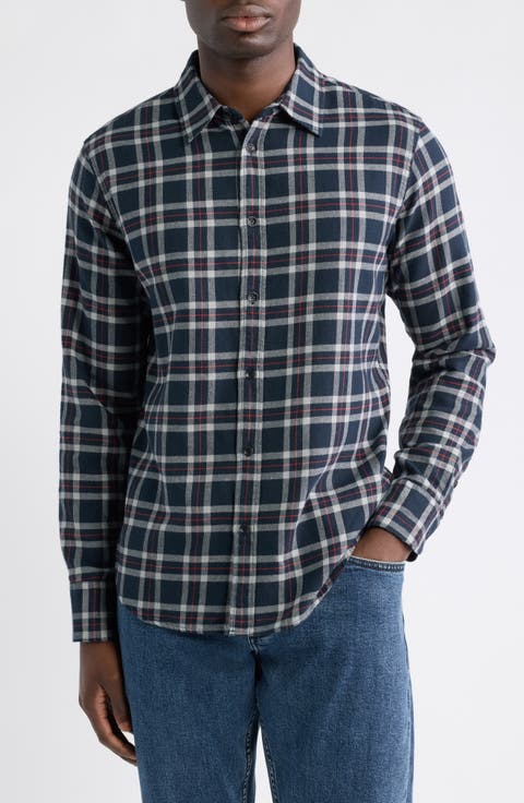 Tomlin Plaid Cotton Flannel Shirt