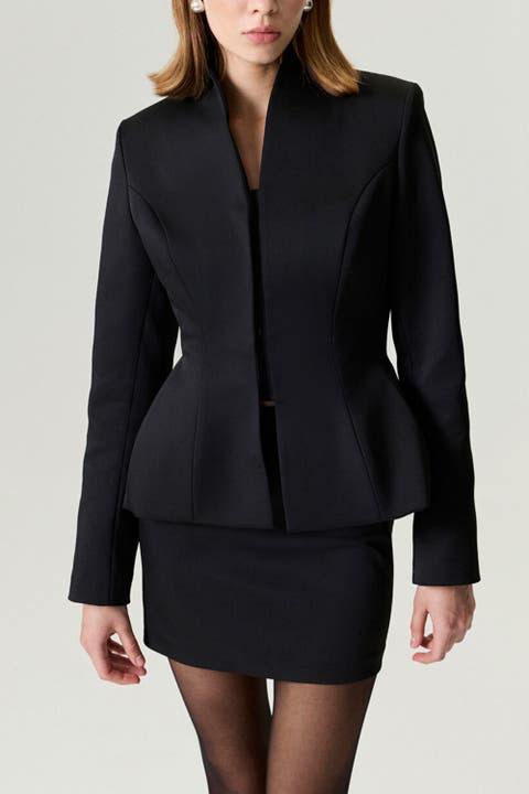 Structured Blazer Jacket
