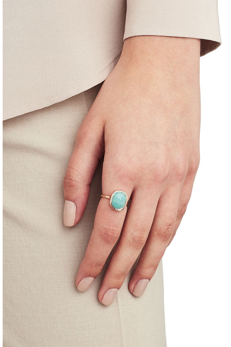 Siren Medium Stacking Ring, Alternate, color, SILVER/ AMAZONITE