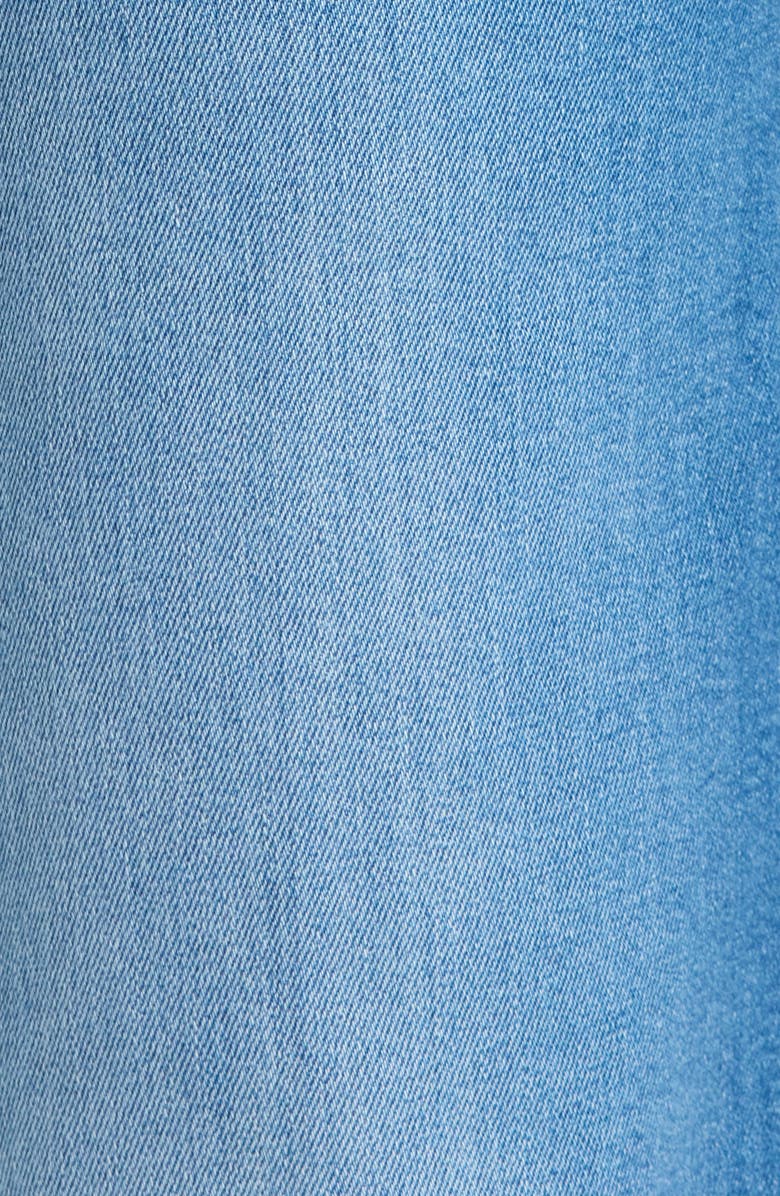 MOTHER Lil' Hustler Roller Patch Pocket Sneak Wide Leg Jeans, Alternate, color, Piece By Piece