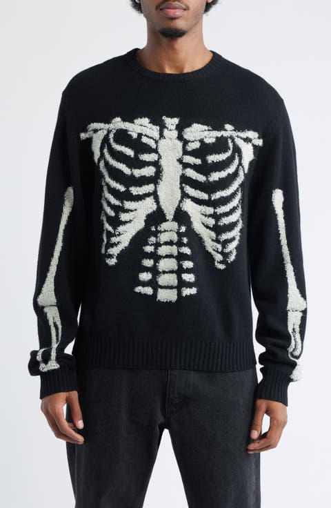 Skelly Intarsia Wool Blend Sweater
