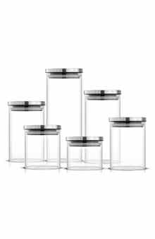 JoyJolt Storage Jars - Set of 6