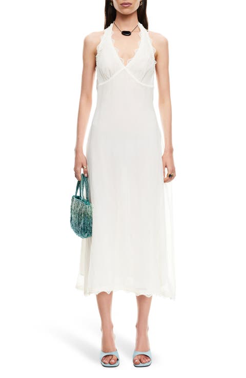 Stars Align Halter Midi Dress