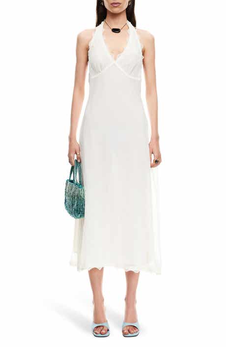 LIONESS Stars Align Halter Midi Dress