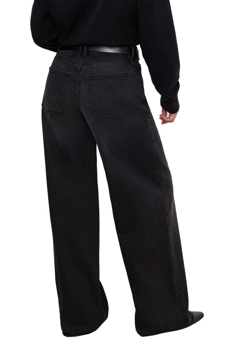Good Ease Wide Leg Jeans, Alternate, color, BLACK324
