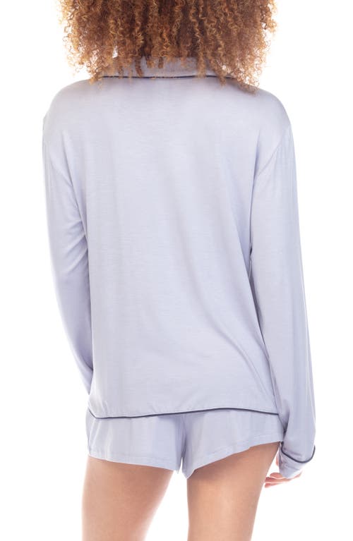 Honeydew All American Long Sleeve Short Pajamas In Lunar