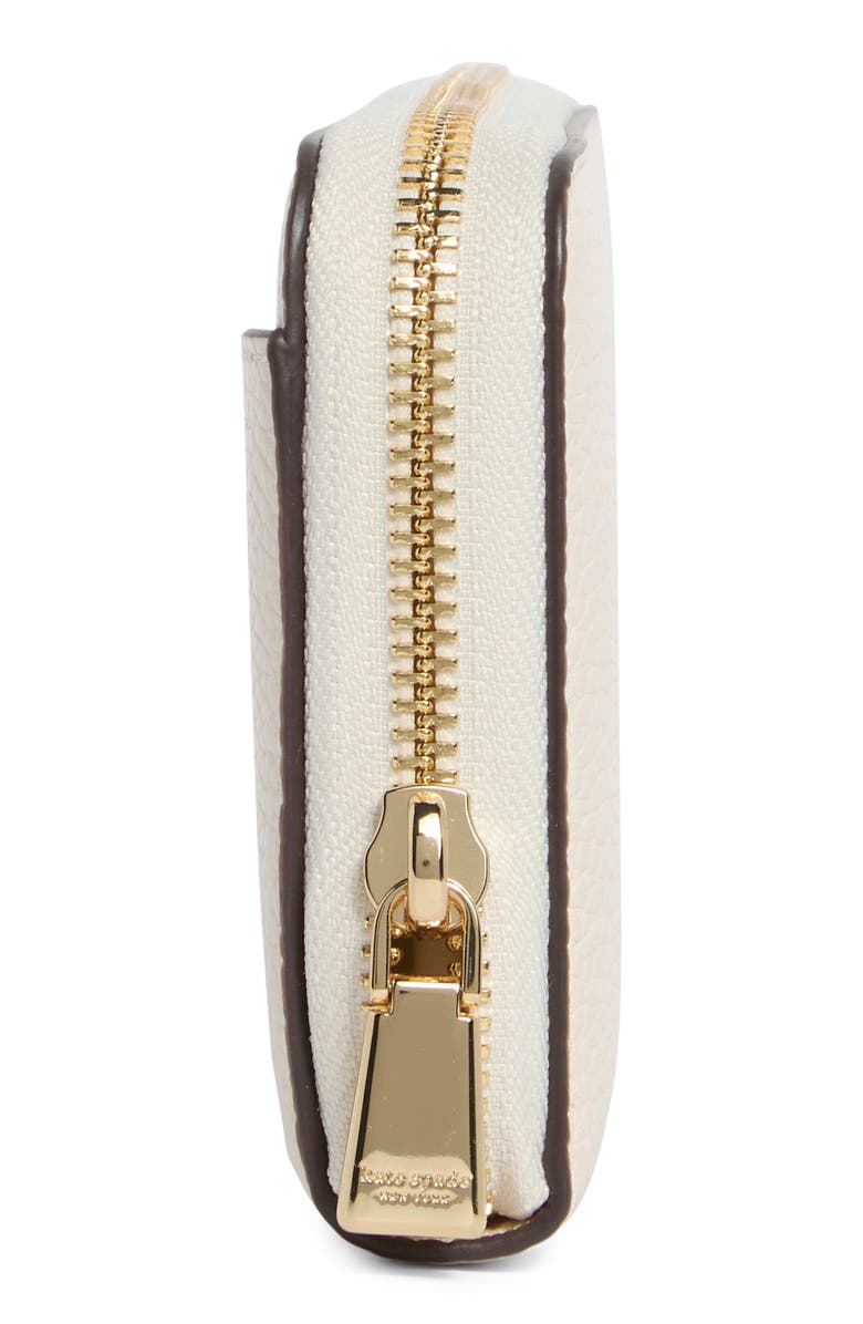 Kate Spade New York taylor zip around continental wallet, Alternate, color, Parchment