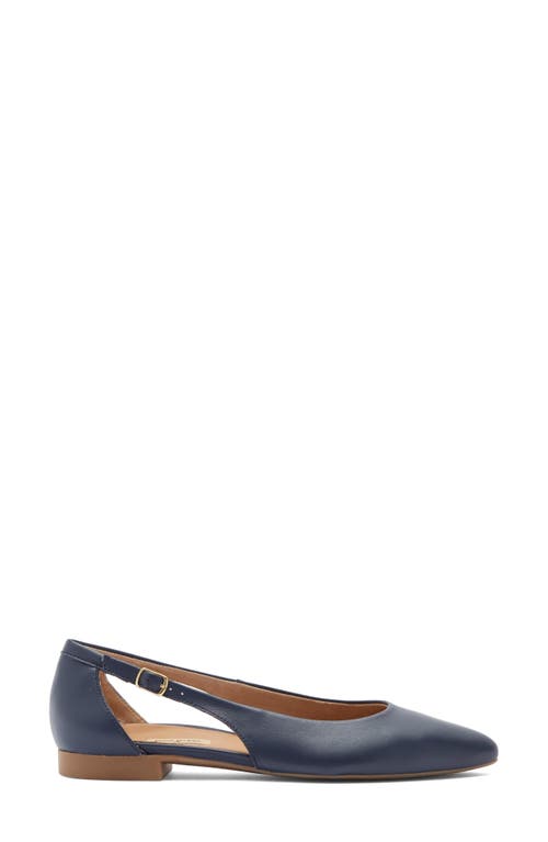 Paul Green Rica Pointed Toe Flat In Blue