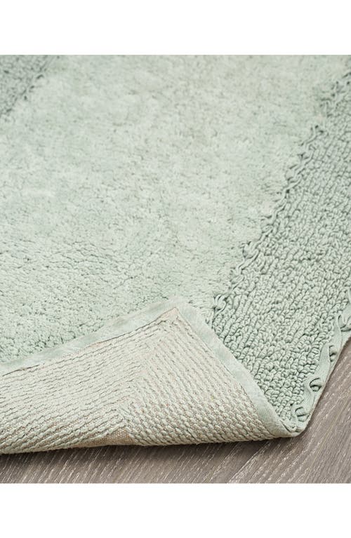 Laura Ashley Ruffle Cotton 2-piece Bath Mat Set