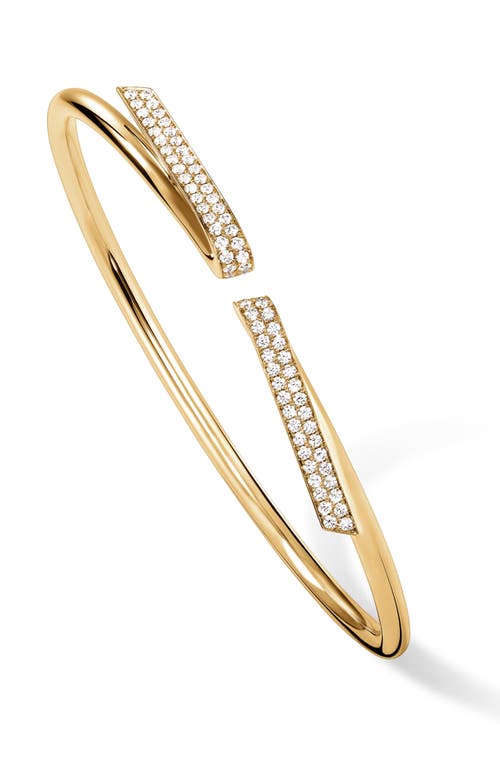 Hearts On Fire Inside Out Spiral Diamond Flexible Bangle