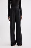 Saint Laurent Pinstripe Wide Leg Pants