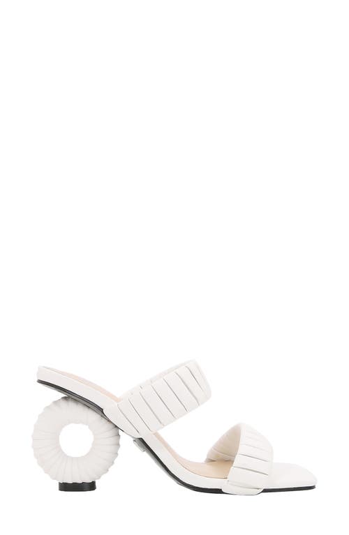 Ninety Union Ash Heeled Sandal In White