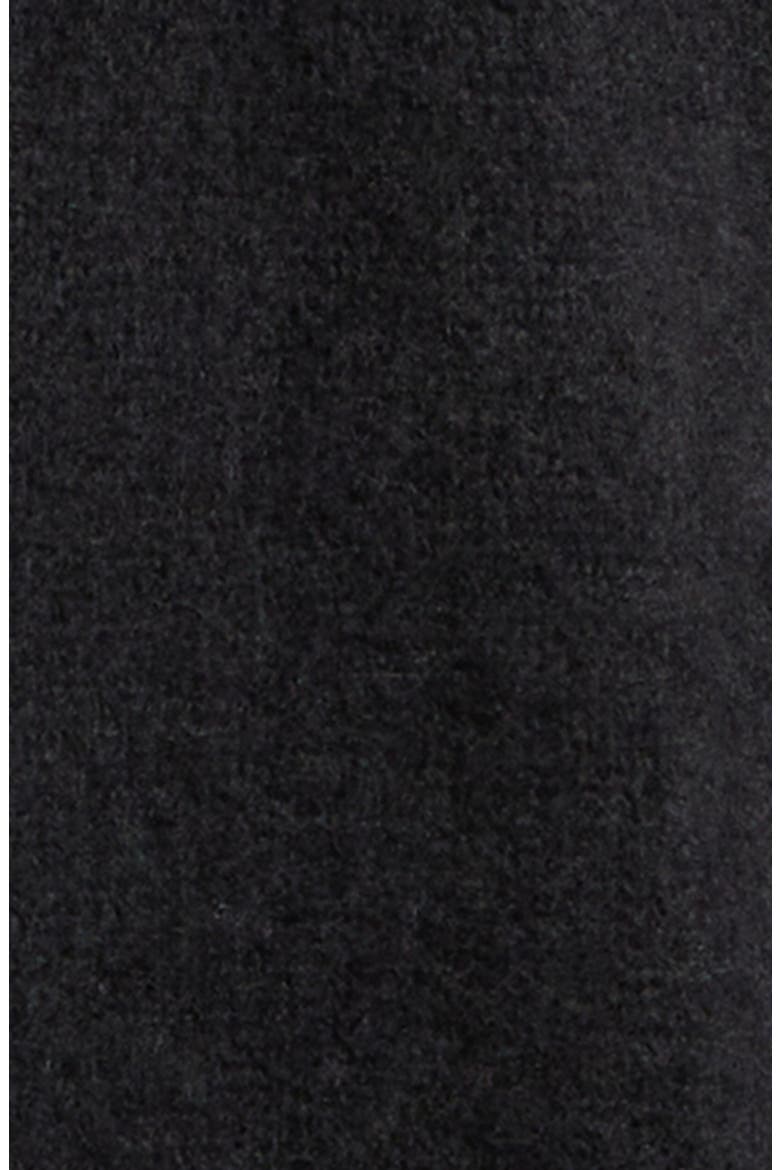 Cashmere Crewneck Sweater, Alternate, color, BLACK