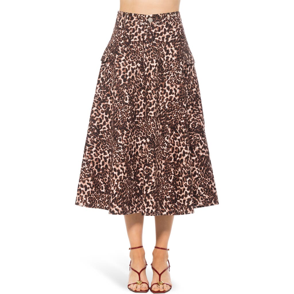 ALEXIA ADMOR ALEXIA ADMOR AVERY CARGO MIDI SKIRT