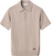 Eton Linen & Cotton Fine Knit Polo