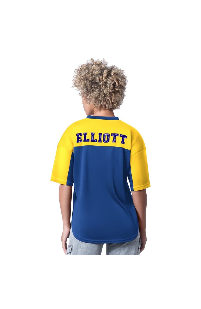 G-III 4HER BY CARL BANKS Women's G-III 4Her by Carl Banks  Royal Chase Elliott Key Plan II V-Neck Rhinestone T-Shirt, Alternate, color, Royal