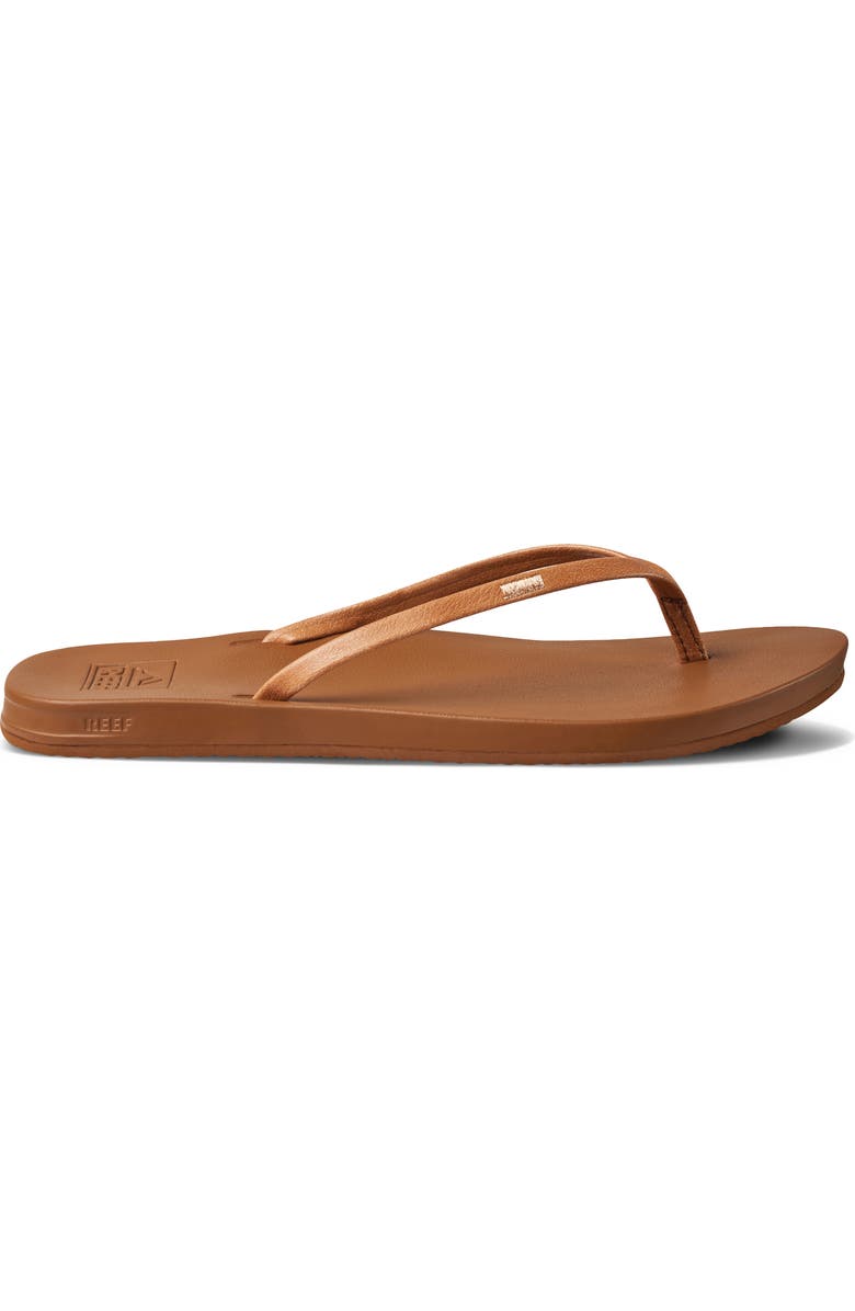 Reef Cushion Slim Flip Flop, Alternate, color, Natural