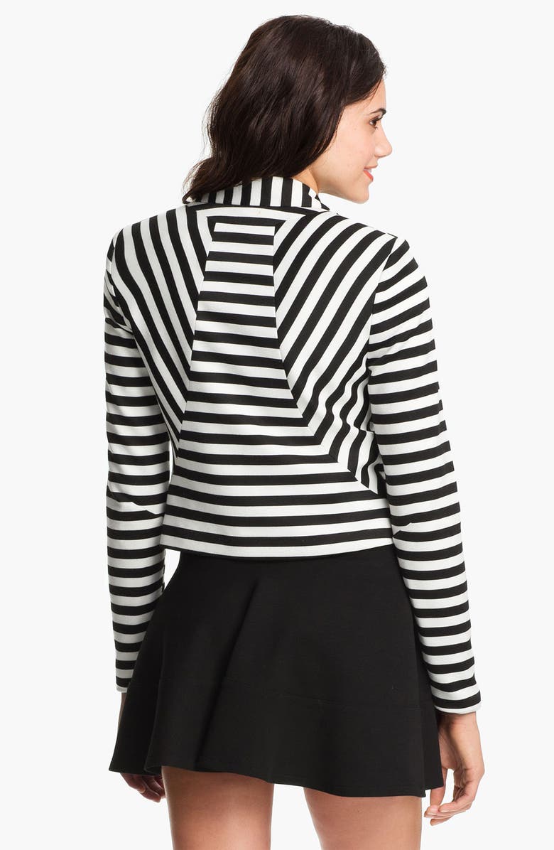 Robbi & Nikki Op-Art Stripe Blazer, Alternate, color, 