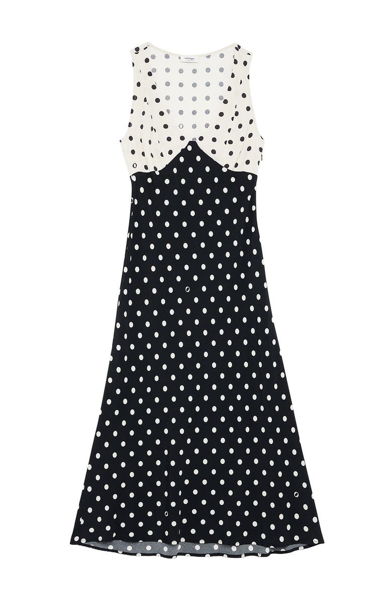 ottod'Ame Viscose Long Dress, Alternate, color, Black