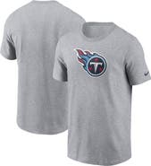Nike Men's Nike Gray Tennessee Titans Logo Essential T-Shirt