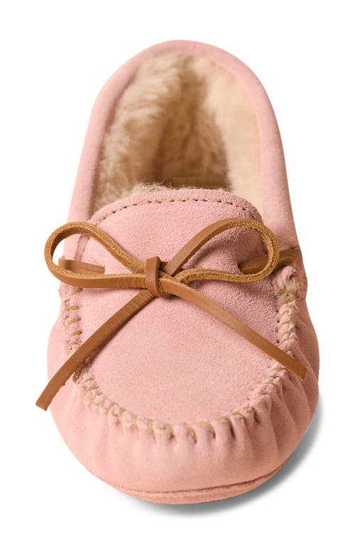Minnetonka Faux Fur Lined Soft Sole Slipper