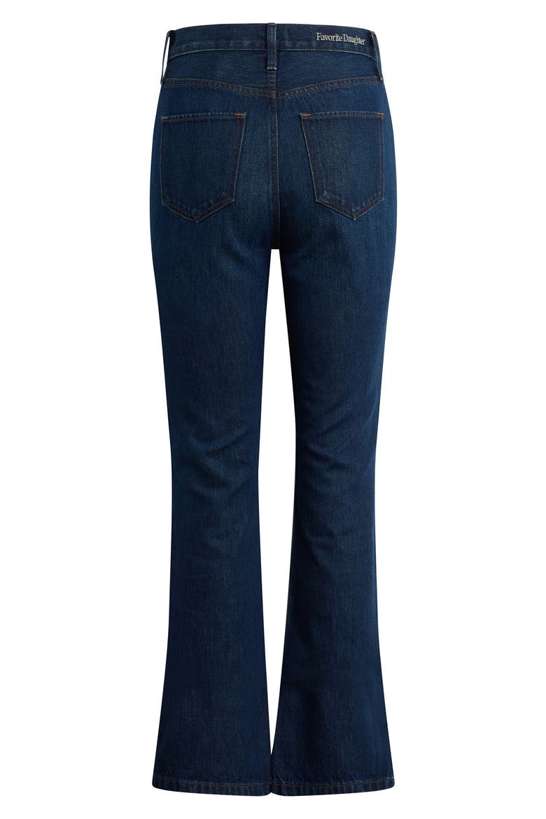 The Valentina Split Hem Super High Waist Bootcut Jeans, Alternate, color, BELMONT