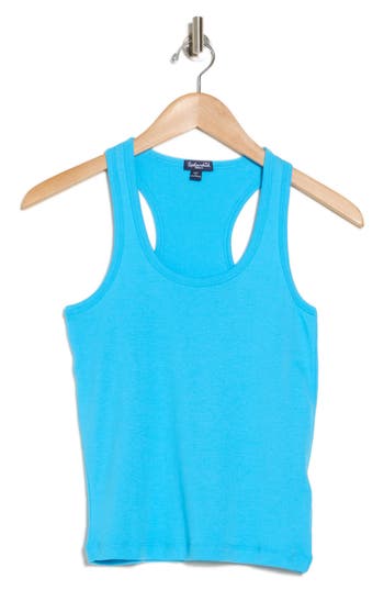 Splendid Rib Knit Tank In Blue