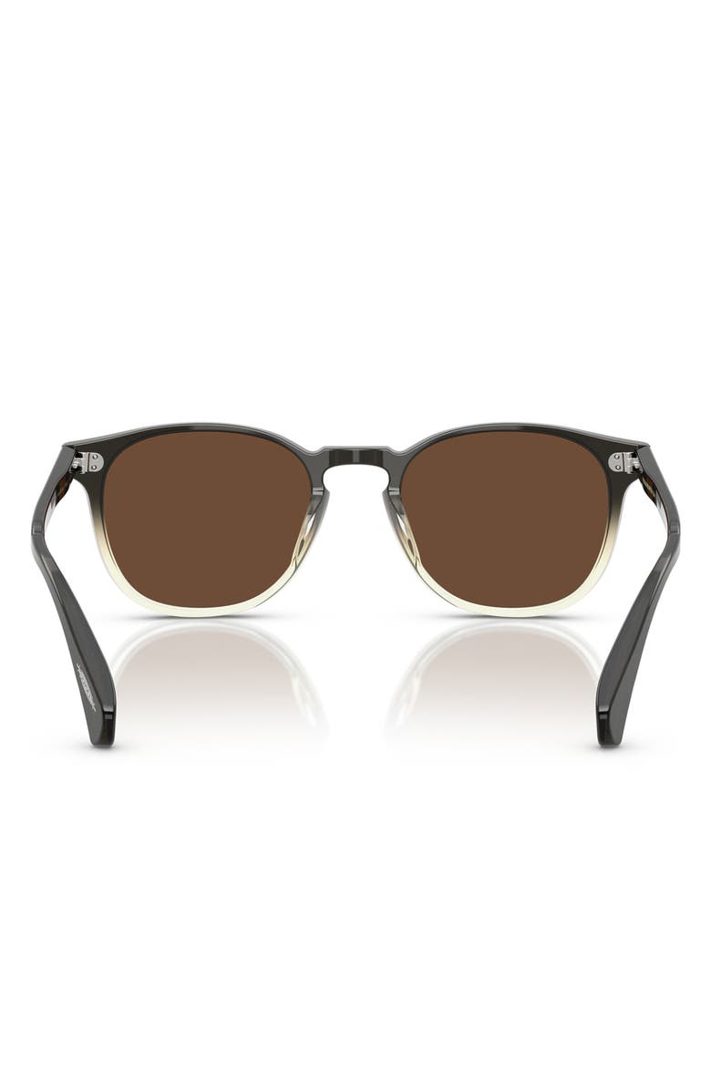 Oliver Peoples 53mm Finley Esq. Sun Polarized Sunglasses, Alternate, color, Kona Gradient / Terra Polar