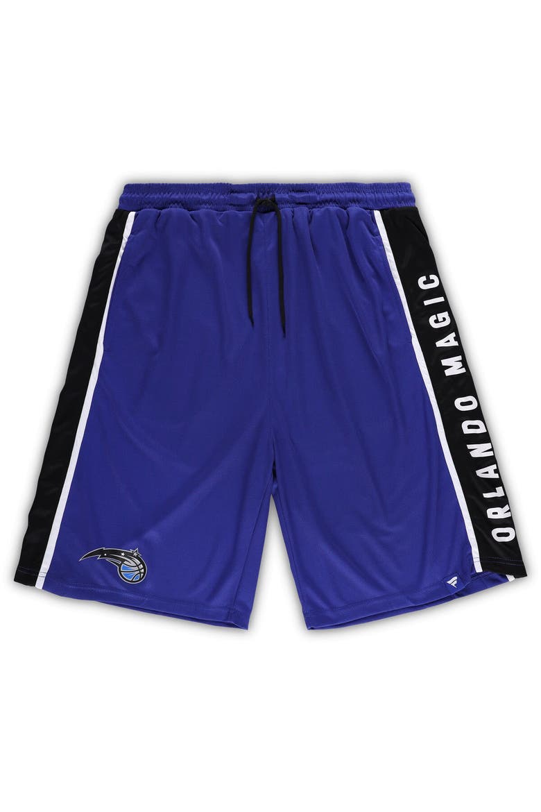 Men's Fanatics Branded Blue Orlando Magic Big & Tall Referee Iconic Mesh Shorts, Alternate, color, Black