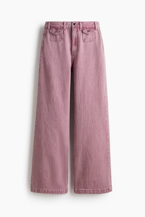 Wide High Jeans