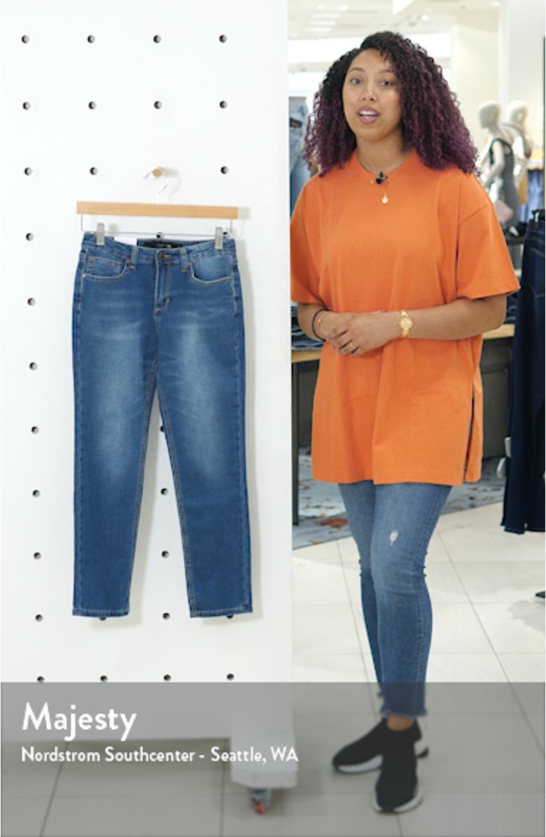 Brixton Straight Leg Knit Denim Jeans, sales video thumbnail