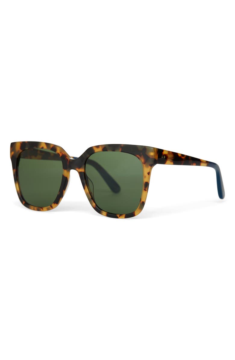 TOMS Natasha 53mm Polarized Square Sunglasses, Alternate, color,