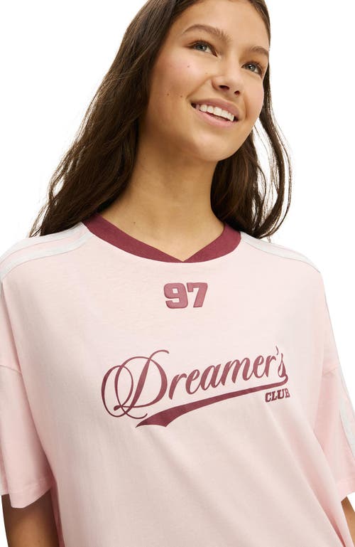 Cotton On Body 90 S Sporty Tshirt Nightie In Pink
